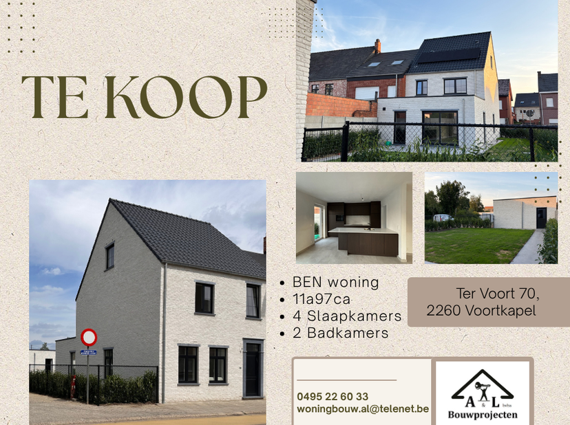 prachtige afgewerkte woning te koop, voortkapel .Gelegen op een perceel van 11a 97ca combineert deze woning karaktervolle architectuur met hedendaags