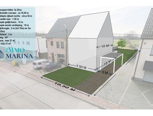                                         Bouwgrond te koop in Begijnendijk, € 149.000
