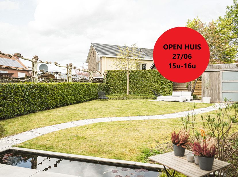 OPEN HUIS ZATERDAG 27/06 van 15u tot 16u.<br />
Bent u op zoek naar een ruime en perfect onderhouden gezinswoning waar u zonder zorgen kunt intrekken?