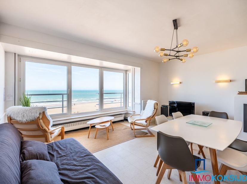 Koksijde-Digue de mer, Résidence Riant Séjour, Appartement magnifique&amp;nbsp;à 2 chambres à coucher, 4ième étage avec belle vue sur mer frontale.<br />