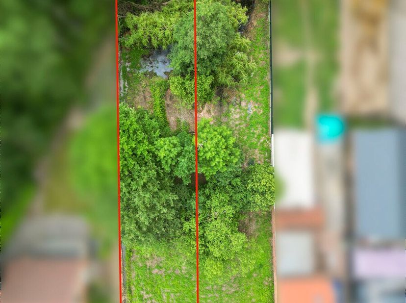 Bouwgrond voor halfopen bebouwing op een prachtig Zuid-georiënteerd perceel van 9are02ca. Bestemming: Residentiële woningen Inplanting: 8 meter achter