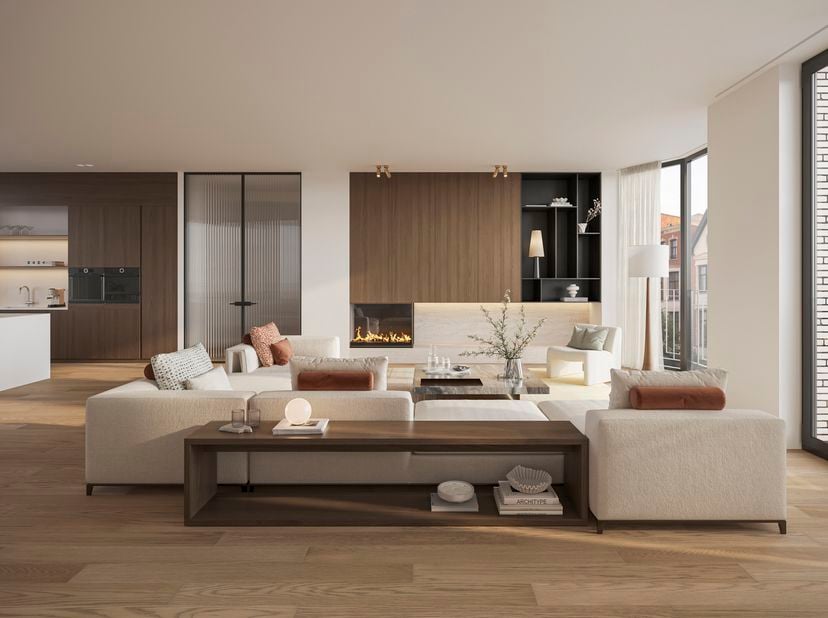 Deze exclusieve nieuwbouwresidentie omvat vier luxueuze appartementen en vormt een verfijnde toevoeging aan het karaktervolle straatbeeld van de Markg