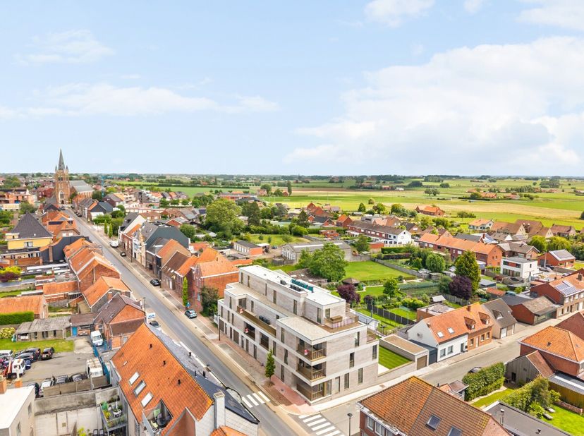 Ruime nieuwbouwappartementen met 2 slaapkamers in Beselare te koop.Op zoek naar een comfortabel appartement met veel natuurlijk lichtinval en een uits