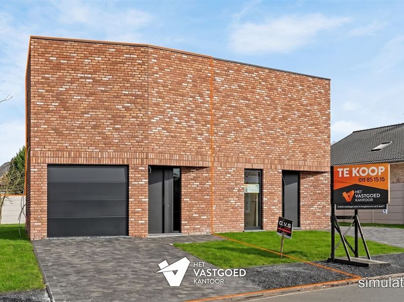 Volledig afgewerkte nieuwbouwwoning op centrale ligging.<br />
Belangrijkste troeven:<br />
- Centrale ligging<br />
- Zeer kwalitatief afgewerkt<br /