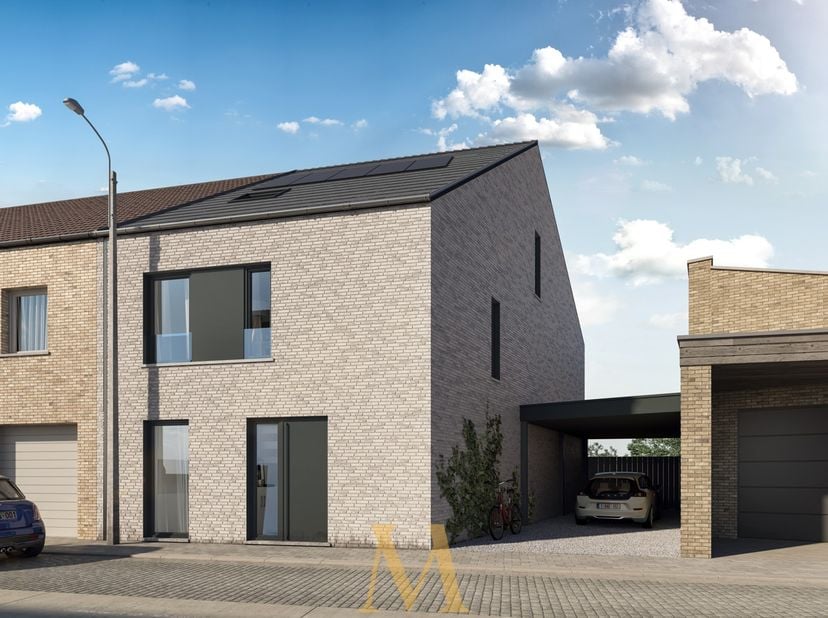 Deze eigentijdse nieuwbouwwoning is ideaal gelegen op korte afstand van het centrum van Roeselare en biedt een vlotte verbinding naar winkels, scholen