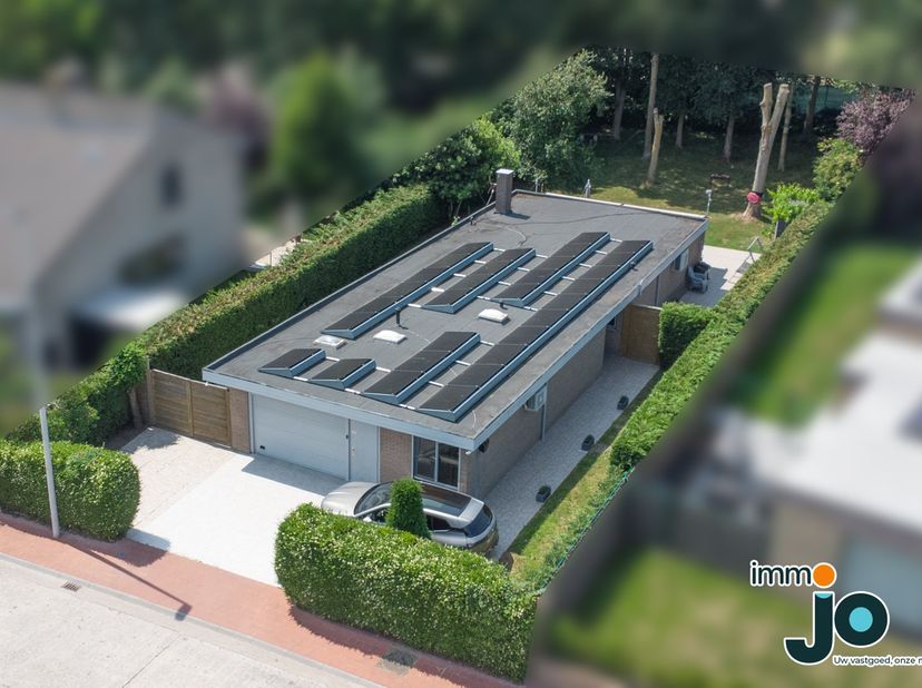 Ce bungalow exceptionnellement spacieux est situé dans un emplacement de premier choix près de De Schorre et à distance de vélo du centre-ville. Ce bu