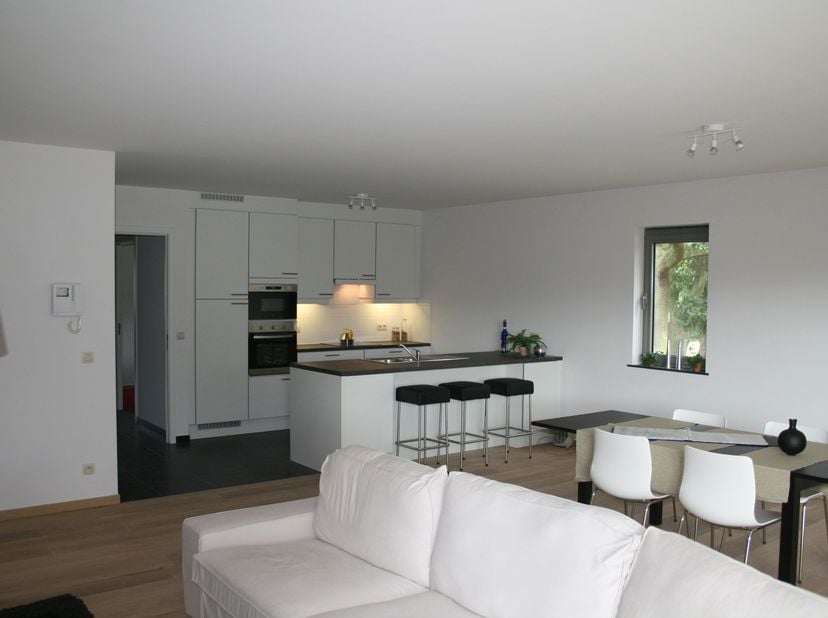 Zeer ruim 3 slaapkamer appartement op de eerste verdieping in een rustige en groene omgeving met uitzicht op het park naast het appartement. 3 mooie s