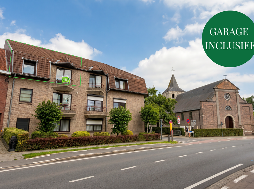 Centraal gelegen appartement met garagebox in het hart van Rekkem<br />
Dit verzorgde appartement bevindt zich op de tweede verdieping van een rustig