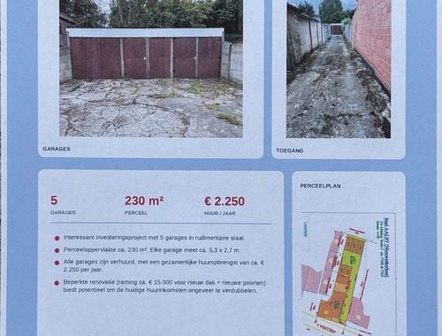                                         Garage te koop in Nieuwerkerken, € 67.500
