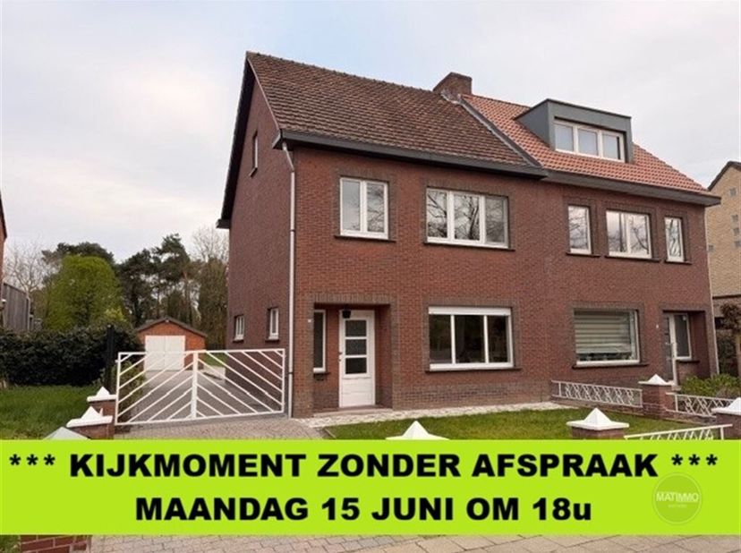 *** KIJKMOMENT ZONDER AFSPRAAK *** MAANDAG 15 JUNI OM 18u ***<br />
Welkom bij deze ruime gezinswoning in Mol-Gompel! Dit veelzijdige pand biedt uitst