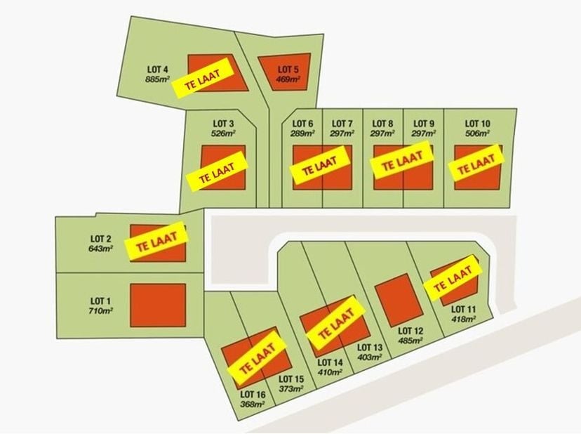 Lot bouwgrond van 469 m² op een boogscheut van de Markt van Houthulst en met eigen oprijlaan.<br />
Dit lot is geschikt voor open bebouwing en zonder