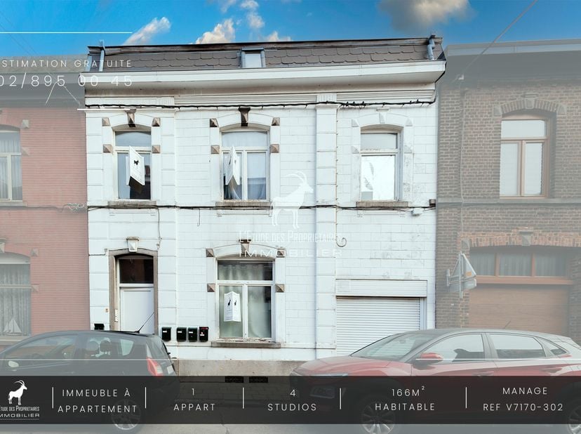 Referentie van het bureau: V7170-302<br />
*** Virtuele rondleiding: https://envisite.net/vtour/fr/io1zvt ***<br />
Wij bieden dit gebouw van 5 eenhed