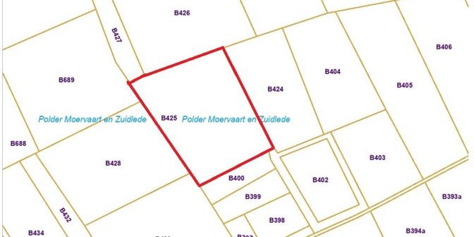 Grond te koop in ter plaatse genoemd Donck perceelnummer 425, 9080 Lochristi