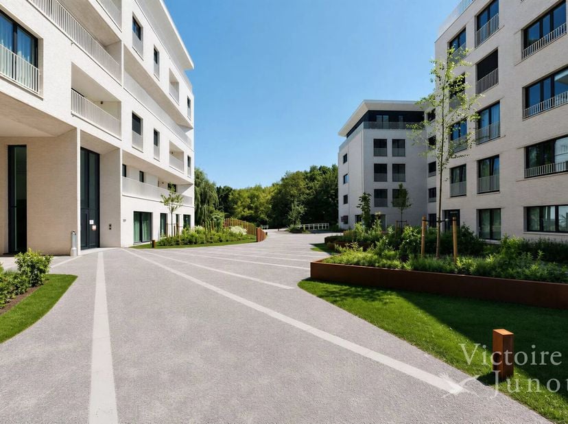 Le tout nouveau projet W vous propose au 3ème étage, un appartement 2 ch degré de finition Premium), donnant à larrière de limmeuble dont l'espace de