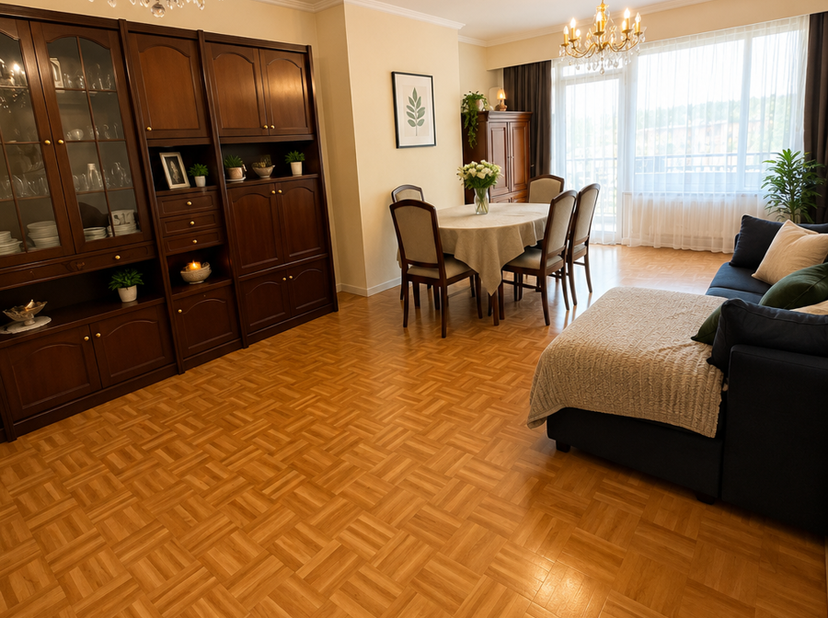 Appartement van ca. 97 m² met terras en 2 slaapkamers<br />
Lichtrijk appartement op de tweede verdieping met een bewoonbare oppervlakte van ca. 97 m²