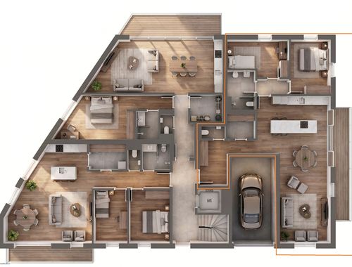                                         App. rez-de-chaussée à vendre à Genk, € 305.000
