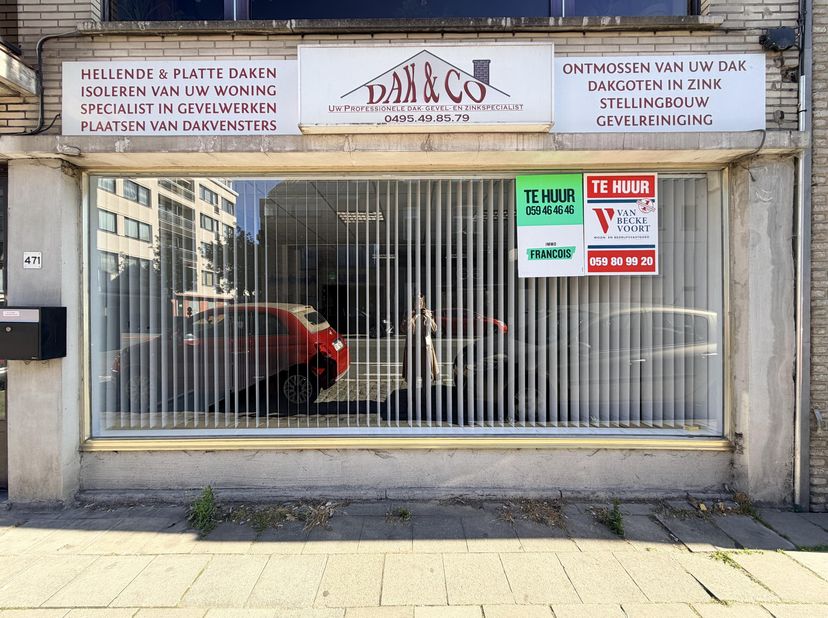 Bedrijfsvastgoed te huur in Nieuwpoortsesteenweg 471,
                    8400 Oostende