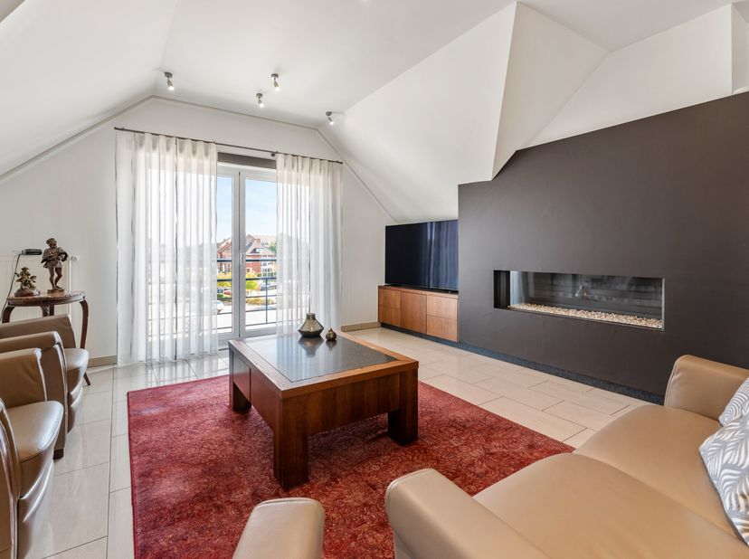 Lorsque vous entrez par le hall d'entrée, vous avez accès au salon. L'appartement est un havre de lumière, avec un salon ouvert et lumineux que vous p