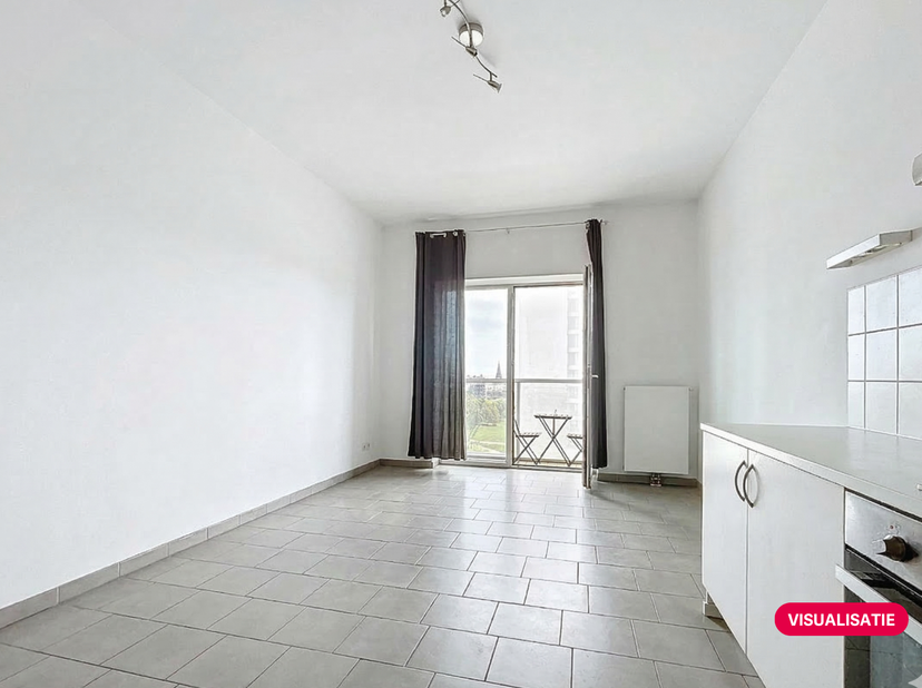 Le studio à vendre dans la Park Tower sur Ellermanstraat a une surface habitable d'environ 32 m². L'accessibilité est garantie par les transports en c