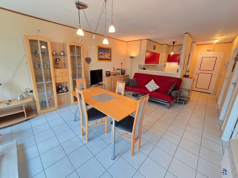Comfortabel appartement op enkele stappen van zee en Esplanade. Het appartement bevindt zich op de 1ste verdieping van de recent gerenoveerde resident