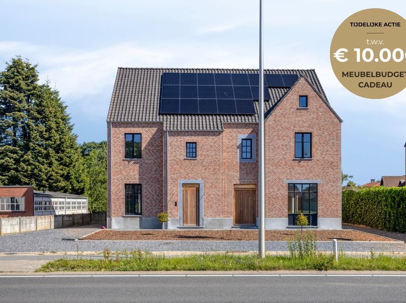 Ben je op zoek naar een energie neutrale nieuwbouwwoning met hoogwaardige afwerking? Dan is deze halfopen woning op een perceel van 5are 76ca precies