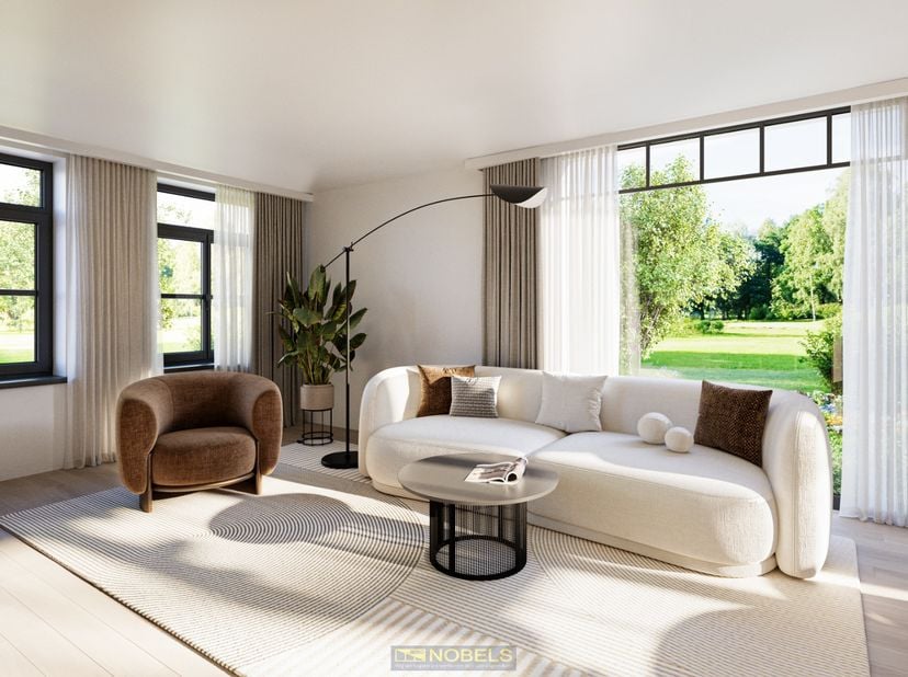 Mogelijkheid tot 6% BTW<br />
<br />
LANDELIJKE NIEUWBOUWVILLA&amp;nbsp;met GARAGE rustig gelegen te Zingem (Kruisem). Deze MODERNE GEZINSWONING combineer