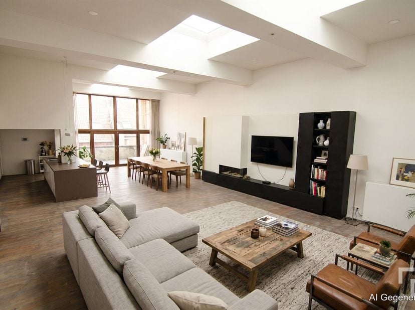 Exclusieve loft te koop in het hart van Ieper.<br />
<br />
In de Merghelynckstraat te Ieper vinden we deze lichtrijke loft. De loft maakt deel uit