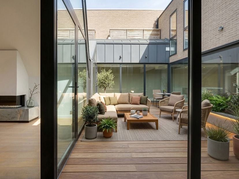 Ontdek deze prachtige duplex-penthouse met hoogwaardige afwerking, waar royale volumes, overvloedig natuurlijk licht en verfijnde materialen samenkome