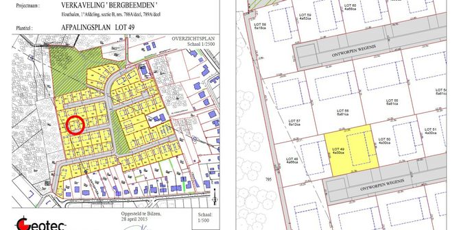 Terrain à vendre à Burgemeester Jan Geritslaan lot 49, 3530 Houthalen