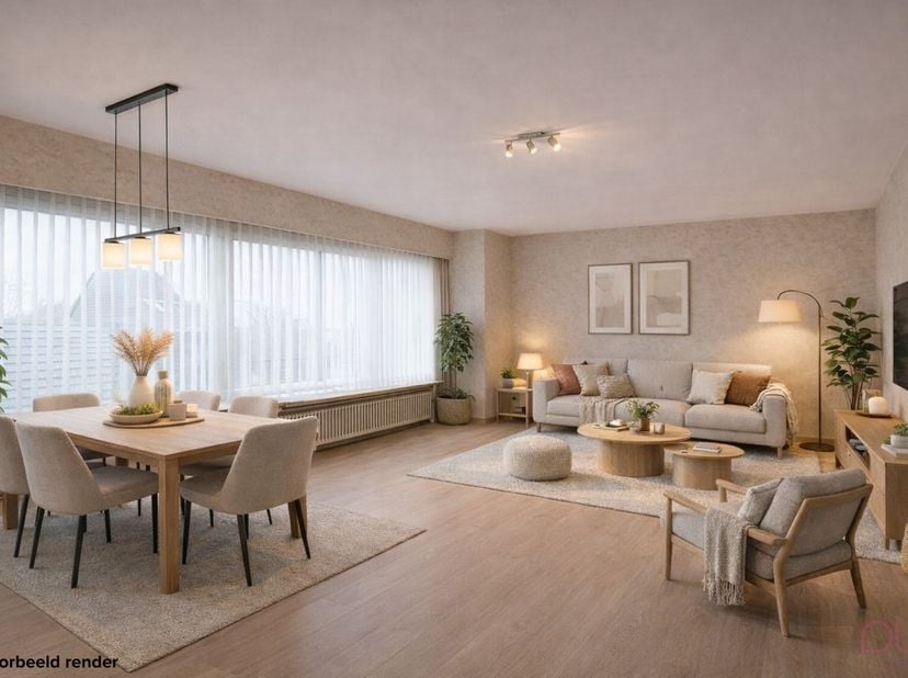 Dit appartement is gelegen op het tweede verdiep van een verzorgde residentie aan de Prins Albertlaan, op wandelafstand van het centrum van Sint-Truid