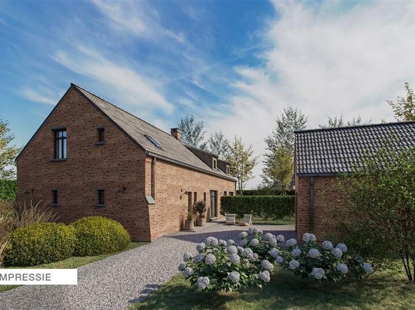 Idéalement située au calme et à la campagne, cette villa à construire avec dépendance est située sur un terrain d'environ 1,5 hectare. Ce vaste domain