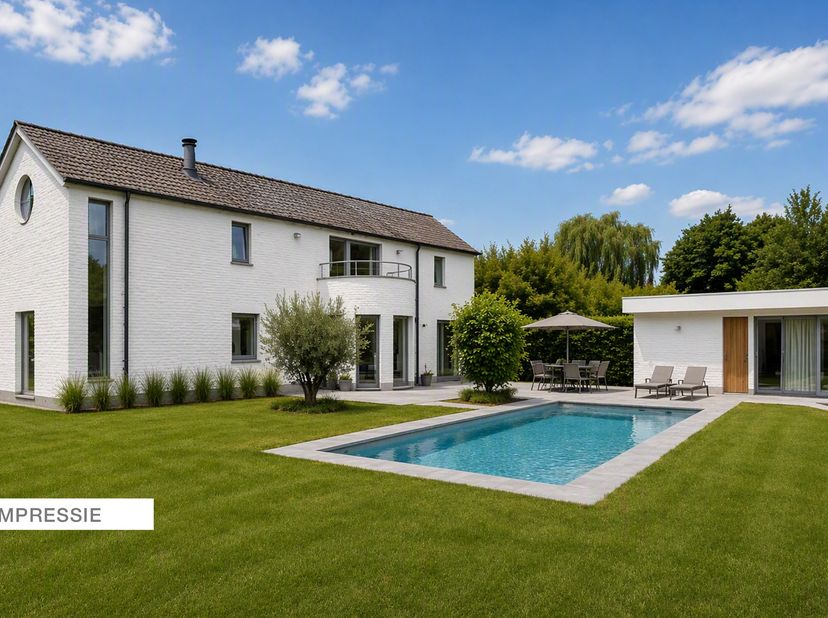 Op een uitzonderlijk perceel van maar liefst 7.893 m² bevindt zich deze instapklare en energiezuinige karakterwoning op een werkelijk unieke toplocati