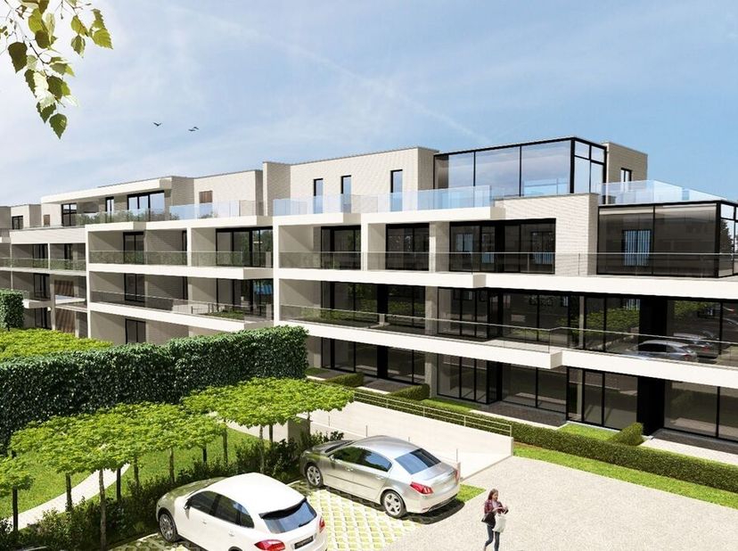 Dit appartement op de derde verdieping biedt 116,25m² bewoonbare oppervlakte en een terras van 97,97m². Daarnaast kan er nog een garage of standplaats