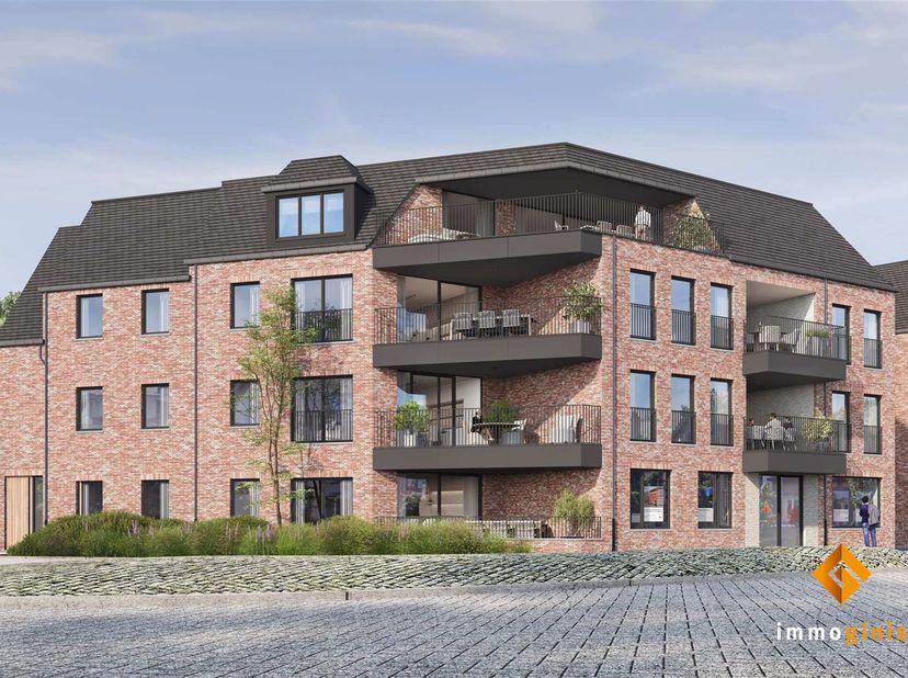 Dit appartement (eerste verdieping) van 95 m² met twee slaapkamers is voorzien van een overdekt terras van 14,47 m² gericht op het zuidwesten. <br />