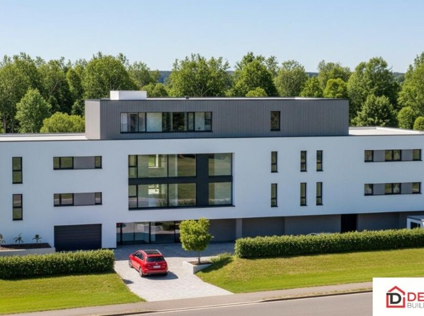 Bütgenbach - Zum Brand, 52: In een rustige omgeving op een ruim perceel worden negen moderne appartementen gebouwd, op slechts 10 minuten van Losheime