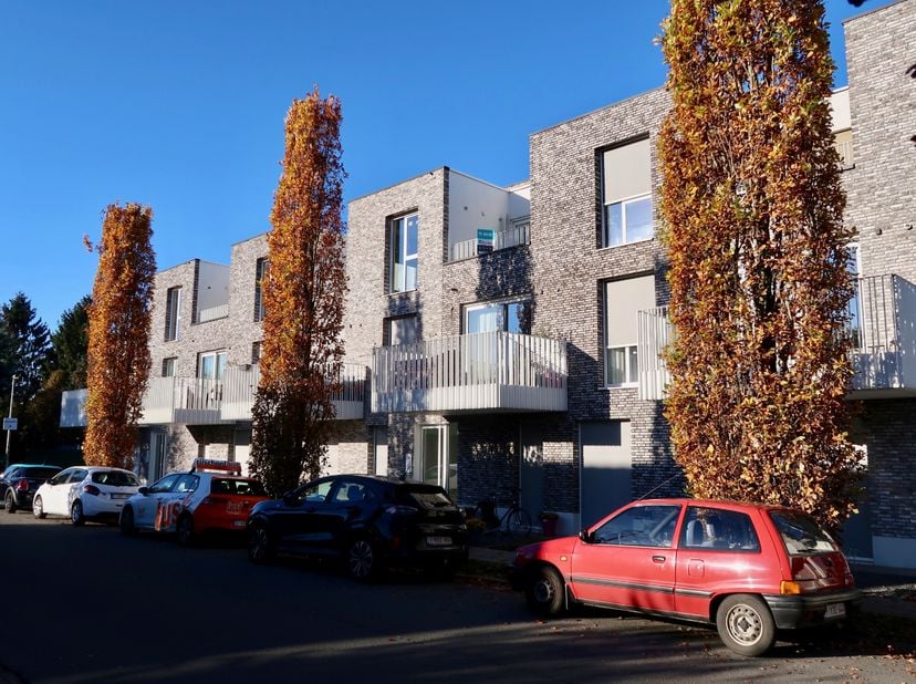 Dit gezellig en zeer energiezuinig appartement met veel lichtinval heeft volgende indeling: een inkomhal, een living met een open keuken, een zonnig t