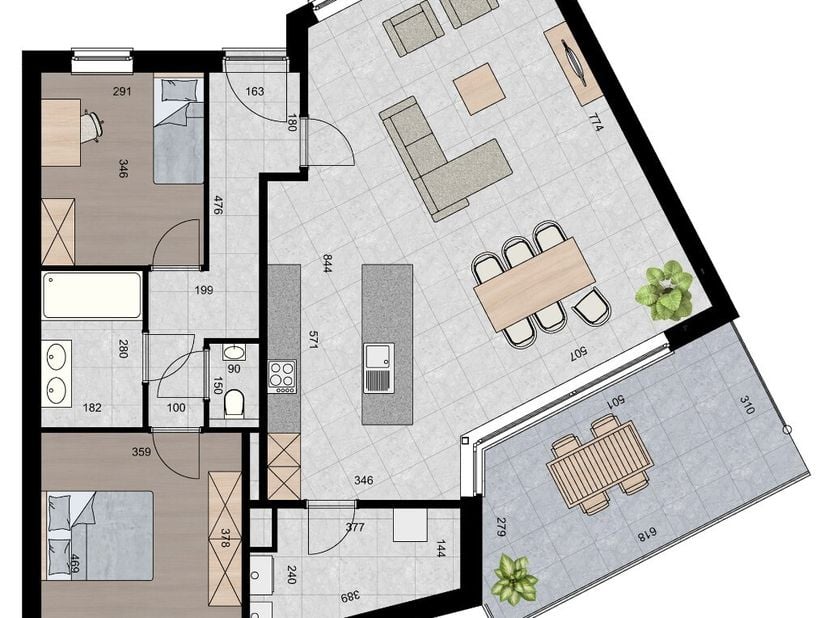Appartement à vendre
                    à 3950 Bocholt