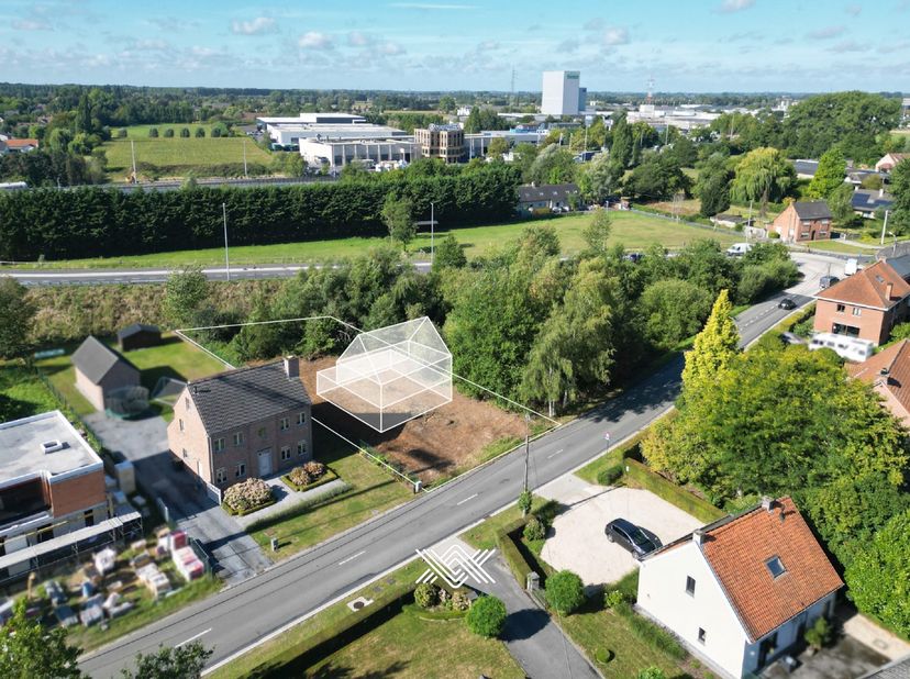 Deze zuidwest georiënteerde bouwgrond met een oppervlakte van 872 m² is gelegen te Drongen. Het perceel is gelegen in een verkaveling waardoor, rekeni