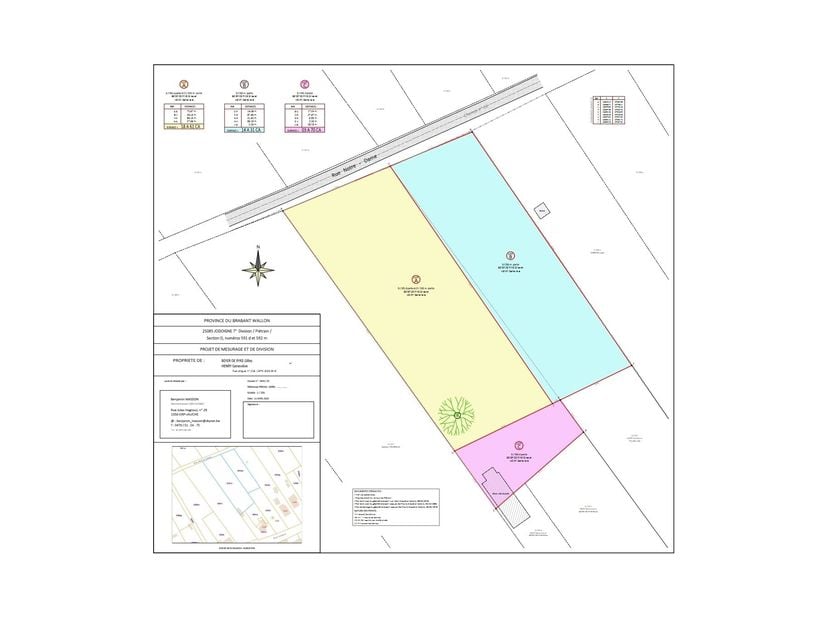 DE TE VERKOPEN OPPERVLAKTE WERD AANGEPAST NAAR 23a.  <br />
<br />
Deze bouwgrond is gelegen achter de woning Rue Longue 118 te Piétrain, gelegen st
