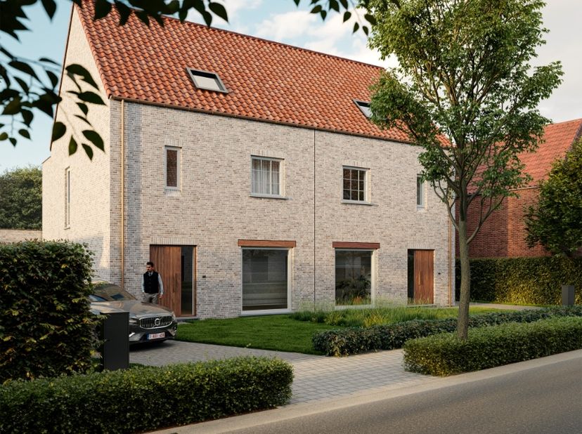 Wij gaan 2 halfopen bebouwingen oprichten die gelegen zijn op een toplocatie in een zeer groene omgeving in Brasschaat. Deze woningen hebben een prach