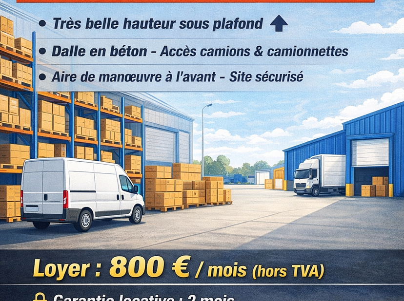 Bedrijfsvastgoed te huur in ,
                    6001 Marcinelle