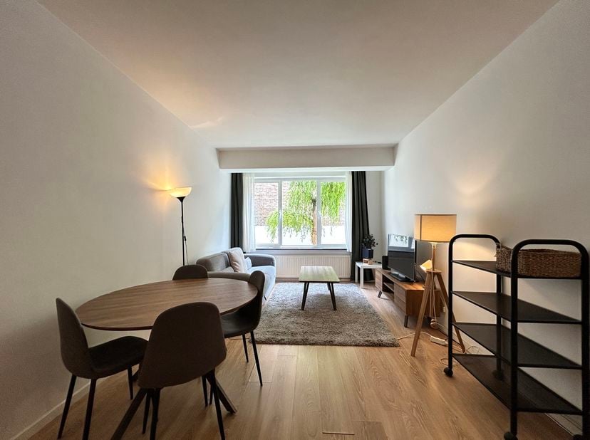 IXELLES, à deux pas de Fernand Cocq, entre Louise et Saint-Boniface, ce charmant APPARTEMENT (1ch/1sdb) meublé de ±52 m² est situé au 1er étage d'un i