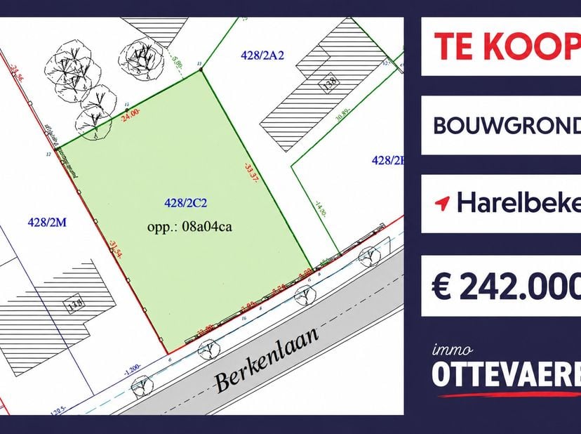 Grond te koop in ,
                    8530 Harelbeke