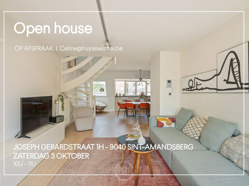 Appartement à vendre à Joseph Gérardstraat 1 boîte H,
                    9040 Sint-Amandsberg