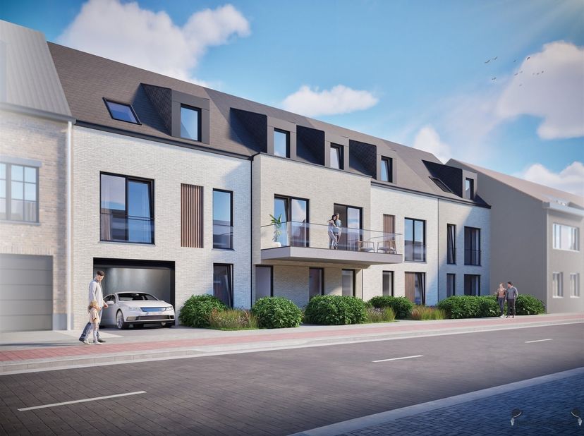 Dit comfortabel appartement heeft een oppervlakte van 69,44 m2, één slaapkamer en een ruim terras van 13,12m² aan de voorzijde.<br />
Achteraan bevin