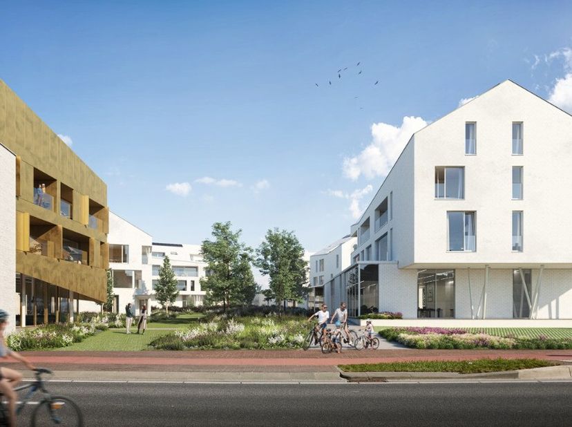 Deze CASCO kantoorruimte van 367m² is gelegen op de eerste verdieping aan de voorzijde van het nieuwbouwproject "Elegant Wonen" op een boogscheut van