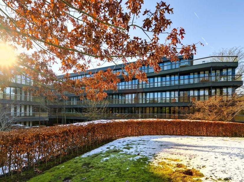 Entre l'Observatoire et l'Ecole européenne dans un très beau parc dans une prestigieuse promotion originale, extraordinaire appartement penthouse, 4èm