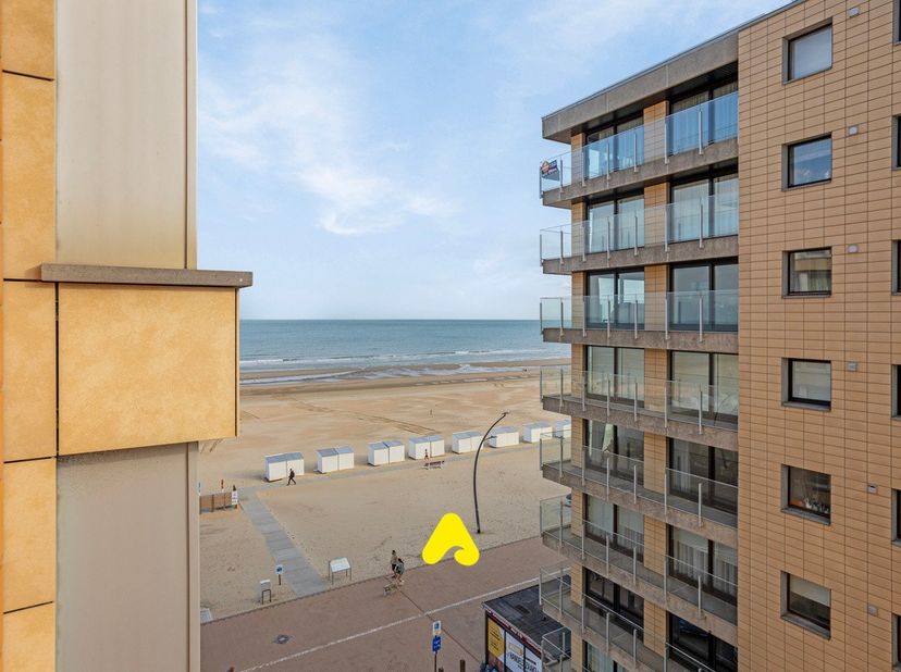 Volledig gerenoveerde studio met lateraal zeezicht gelegen op de 5de verdieping van residentie L'Océan op 50m van het strand!&amp;nbsp;<br />
<br />
De st