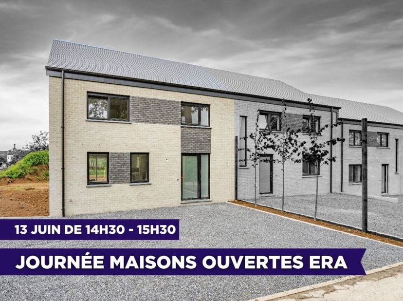 [[ CE BIEN PARTICIPE À LA JOURNÉE MAISONS OUVERTES ERA LE 13/6 DE 14:30 À 15:30 ]] Lagence ERA B-LUX vous propose cette maison 3 façades neuve, idéale