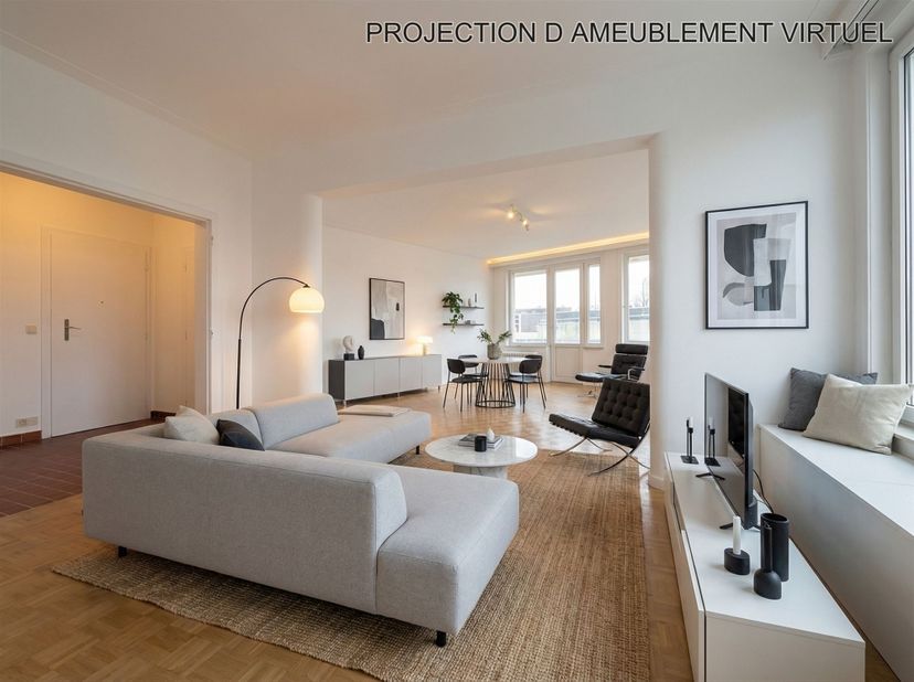 IMMOSCHMIDT (Ref. 29442) - ETTERBEEK (Quartier Roi Vainqueur) - VRIJ TE KOOP: Zeer mooi appartement op de 6e en bovenste verdieping van +/-104m² (volg